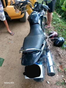 Acidente envolvendo duas motos e caminhonete mobiliza bombeiros em Rodeio