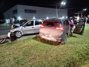 Duas pessoas ficam feridas em colisão na BR-470, em Rio do Sul