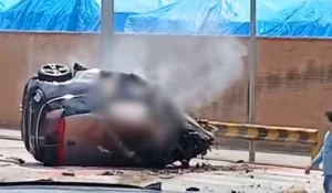 Imagens impressionantes mostram colisão que terminou com morte de motorista em Gaspar