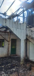 Casa é atingida por incêndio no bairro Barragem em Rio do Sul