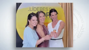 A mulher que se posiciona