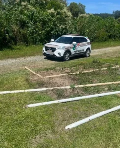 Homem é preso após tentar vender traves de futebol furtadas em Rio do Sul