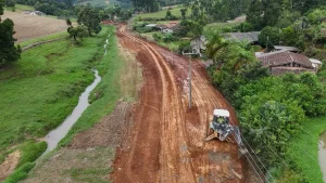 Obra na comunidade de Salamargo