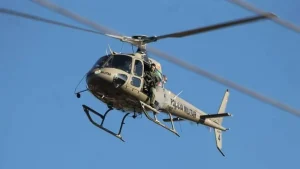 Helicóptero Águia da PM realiza pouso de emergência após pane em voo
