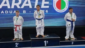 Karate do Alto Vale conquista seis medalhas no estadual Série B