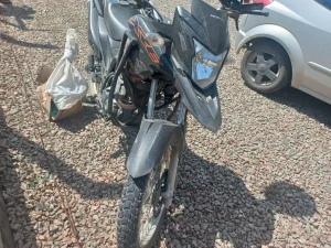 Motociclista de 62 anos fica ferido em acidente na SC-340 em Presidente Getúlio