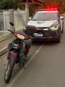 Motoneta furtada é localizada menos de uma hora depois pela Guarda Municipal em Rio do Sul