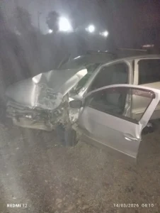 Carro com quatro ocupantes se envolve em acidente na SC-390 em Bom Jardim da Serra