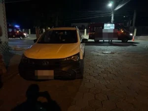 Colisão entre carro e moto deixa dois feridos no Centro de Presidente Getúlio