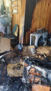 Incêndio atinge residência no bairro Santana, em Rio do Sul