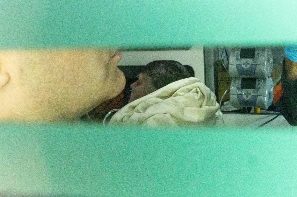 Foto Bolsonaro Samu Hospital