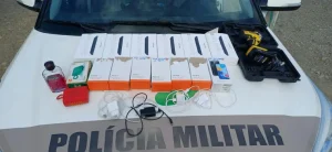 Objetos furtados de escola são recuperados pela PM em Salete