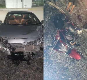 Acidente na SC-350 em Ituporanga deixa duas pessoas feridas