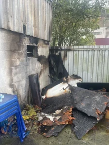 Bombeiros combatem princípio de incêndio em arena esportiva de Pouso Redondo