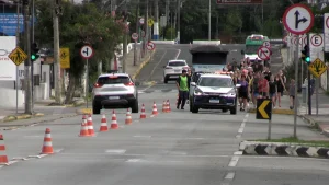 Caminhada e solidariedade no Alto Vale