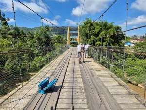 Ponte pênsil é liberada após reparos em Rio do Sul