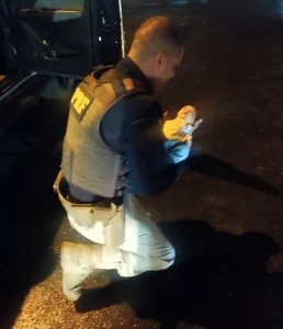 PRF salva recém-nascida engasgada durante a madrugada na BR-470, em Blumenau