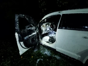 Incêndio atinge veículo durante a madrugada em Rio do Sul