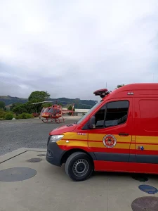 Bebê nasce dentro de viatura dos bombeiros em Ituporanga