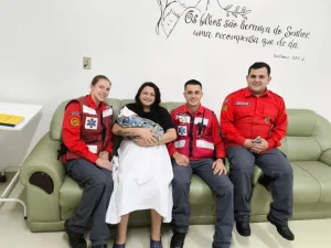 Bebê nasce em casa, em Ibirama