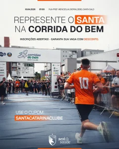 Santa participa de evento solidário em Rio do Sul