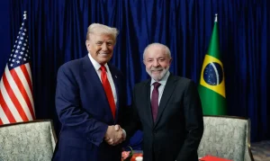Comércio e crime organizado serão temas da reunião entre Lula e Trump