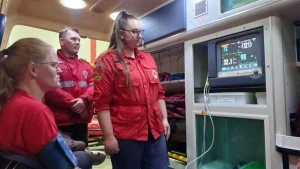 Bombeiros Voluntários de Presidente Getúlio realizam capacitação com monitor multiparâmetro nas ambulâncias