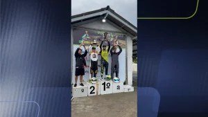 Piloto de Ibirama sobe ao pódio no sul-brasileiro de kart