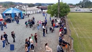 Evento em Agrolândia contou com a presença de olheiros