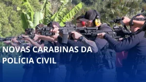 Novas carabinas da Polícia Civil