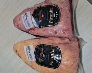 Homem é flagrado furtando picanha em supermercado de Timbó