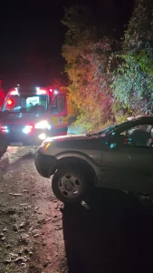 Duas pessoas ficam feridas em acidente na localidade de Três Barras, em Agrolândia