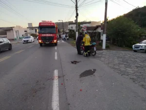 Idosa sofre suspeita de traumatismo craniano após atropelamento em Ituporanga