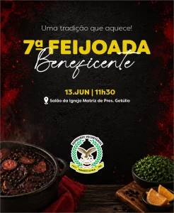 Feijoada Beneficente dos Bombeiros Voluntários de Presidente Getúlio já tem cartões à venda
