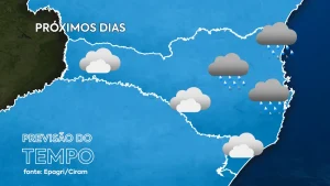 No final de semana o sol aparece pouco em Santa Catarina e o frio estará em destaque