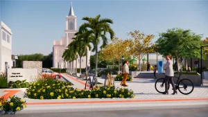Revitalização da praça central já começou em Aurora