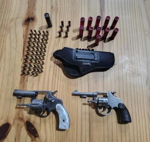 Homem é preso com duas armas e dezenas de munições em Rio dos Cedros