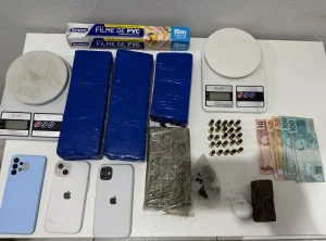 Perseguição termina com três presos por tráfico de drogas no Alto Vale