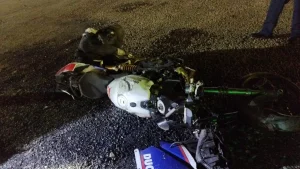 Motociclista fica gravemente ferido em acidente na BR-470 em Rio do Sul