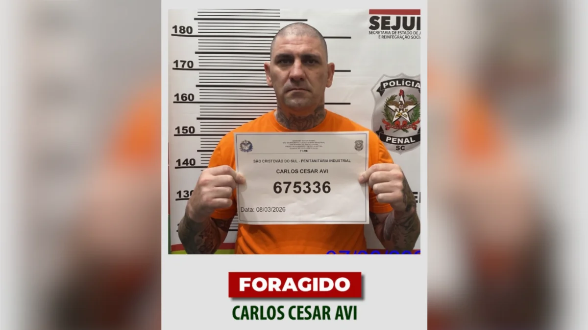 Foragido Carlos Cesar Avi