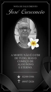 Morre, José Crescencio, fundador da Lanchonete Crescencio, ponto tradicional da cidade de Rio do Sul