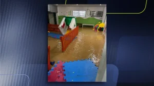 Chuva intensa causa alagamentos e transtornos em cidades do Alto Vale