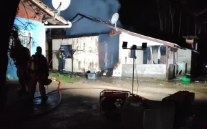 Incêndio destrói casa na margem da BR-470 em Ibirama