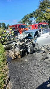 Colisão frontal deixa motorista em estado grave na BR-470, em Rodeio