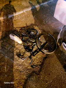 Ciclista fica ferido após acidente na BR-470, em Ascurra