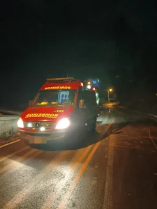 Motociclista fica ferido após sofrer queda em Presidente Getúlio