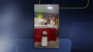 Missa em italiano. Comunidade de Fundos Itoupava celebra centenário