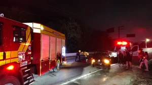 Motociclista fica ferido após colisão com carro em Ituporanga