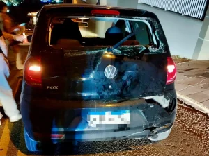 Motociclista fica ferido após colisão com carro em Rio do Sul