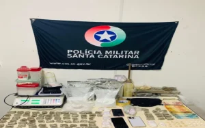 Homem é preso com mais de 8 kg de cocaína em Gaspar